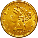 Liberty $10 gold coin